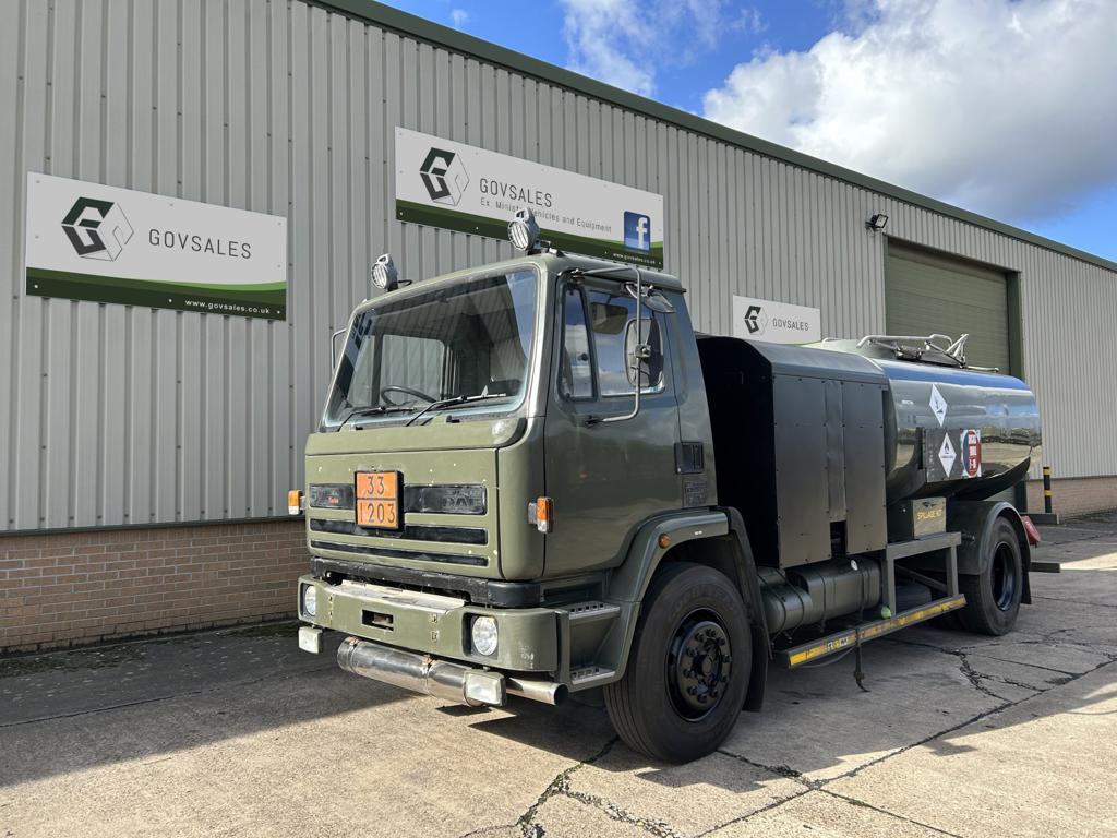 military vehicles for sale - Ex Royal Navy DAF 50/160 4x2 9,000 Litre AVGAS aviation Bowser/Tanker