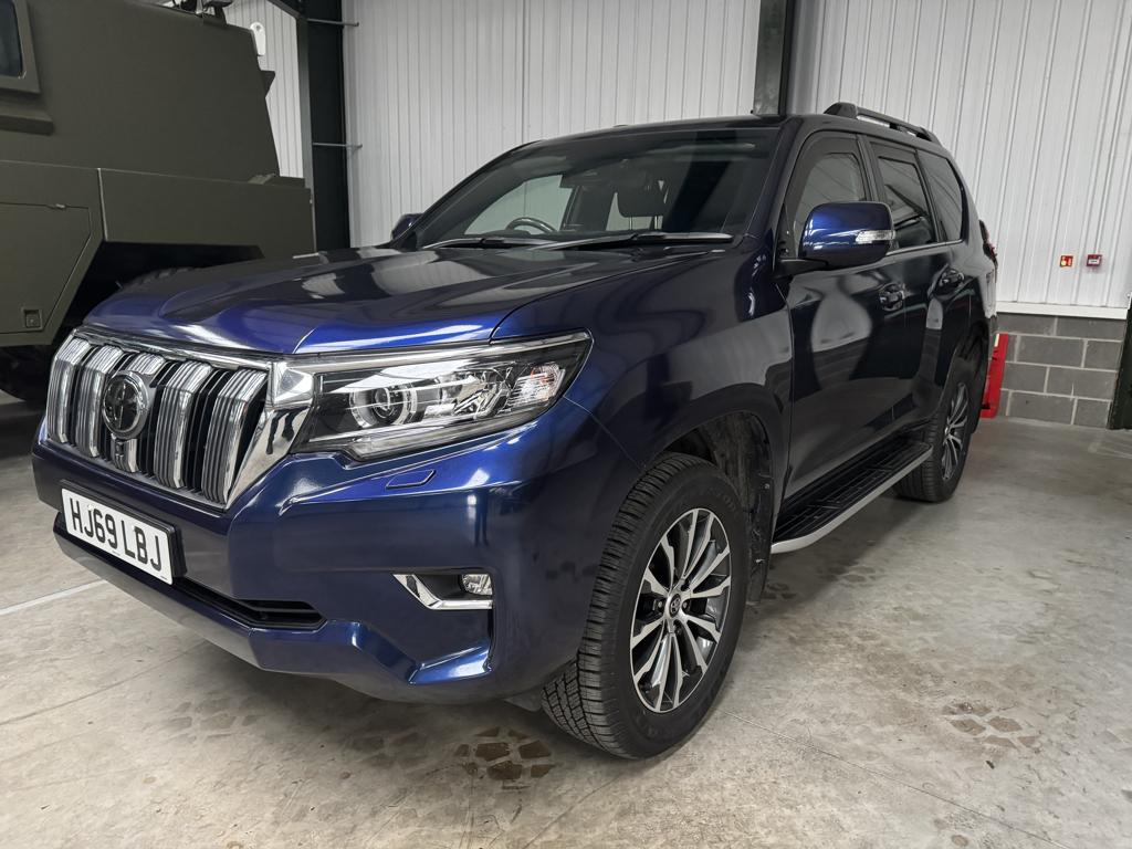 military vehicles for sale - Toyota Land Cruiser Armoured to B6 Level – RHD UK Road Registered